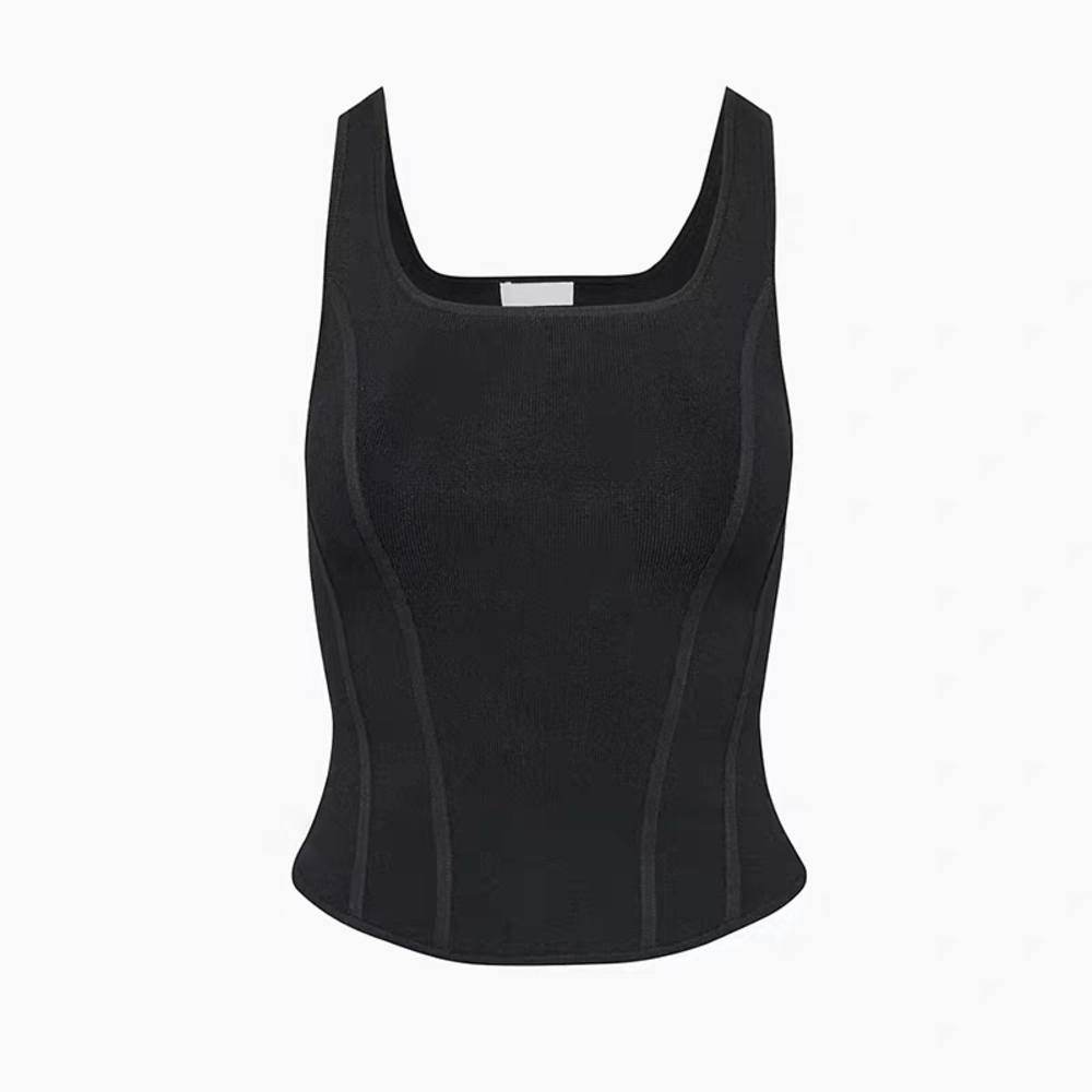 Aritzia Babaton Sculpt Knit Bustier Top